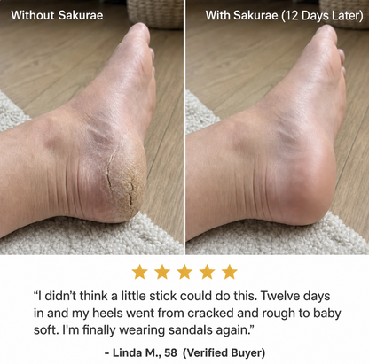 Deep-Softening Sakura Heel Balm — for Mature Skin