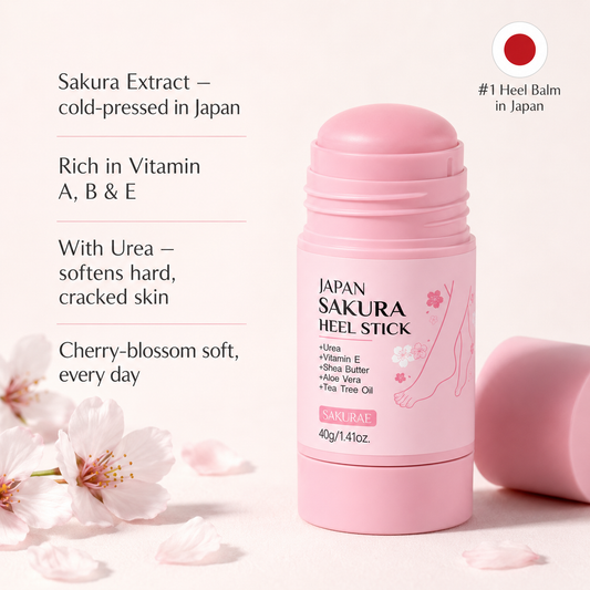 Deep-Softening Sakura Heel Balm — for Mature Skin